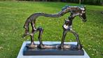 aluminium beeld / PAARD / 59 cm breed, Ophalen of Verzenden