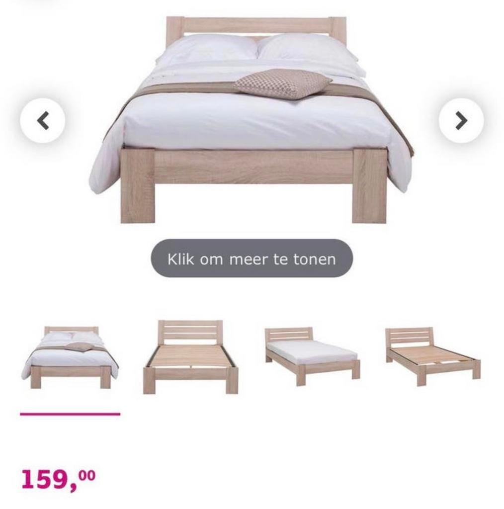 Bed Sydney 140x200 nieuw zonder bodem en matras, Huis en Inrichting, Slaapkamer | Bedden, Ophalen, Nieuw, 140 cm, 200 cm