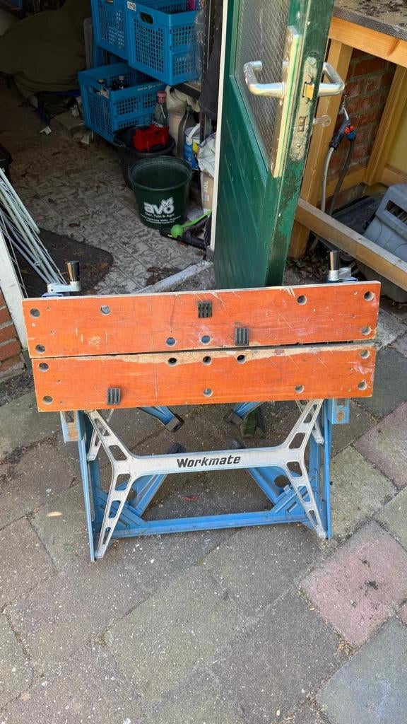 Workmate werkbank - inklapbaar, Doe-het-zelf en Verbouw, Werkbanken, Ophalen, Gebruikt, 70 tot 120 cm, Bankschroef