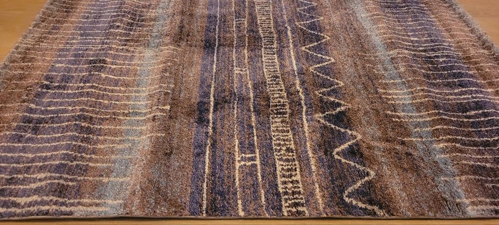 Vloerkleed Luxury 120x170 laagpolig nieuw!!, Bruin, Nieuw, Ophalen of Verzenden, 150 tot 200 cm