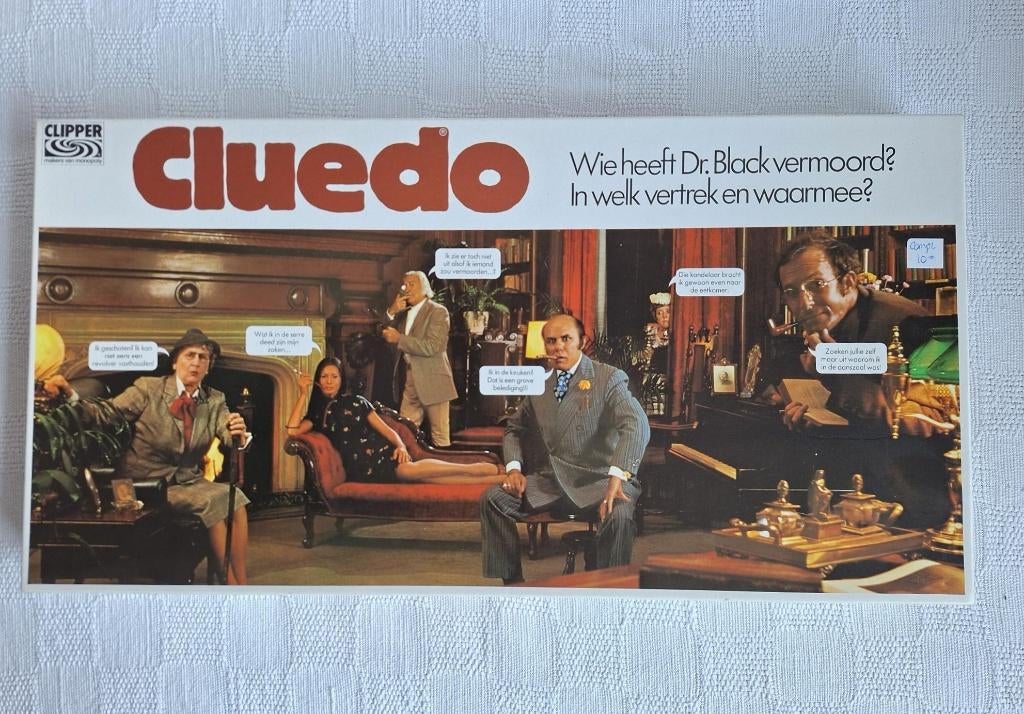 Cluedo vintage uitgave, Vijf spelers of meer, Ophalen of Verzenden, Gebruikt