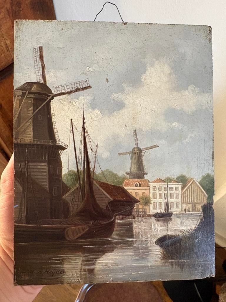 Schilderij Jan van der Heyden, Antiek en Kunst, Kunst | Schilderijen | Klassiek, Ophalen