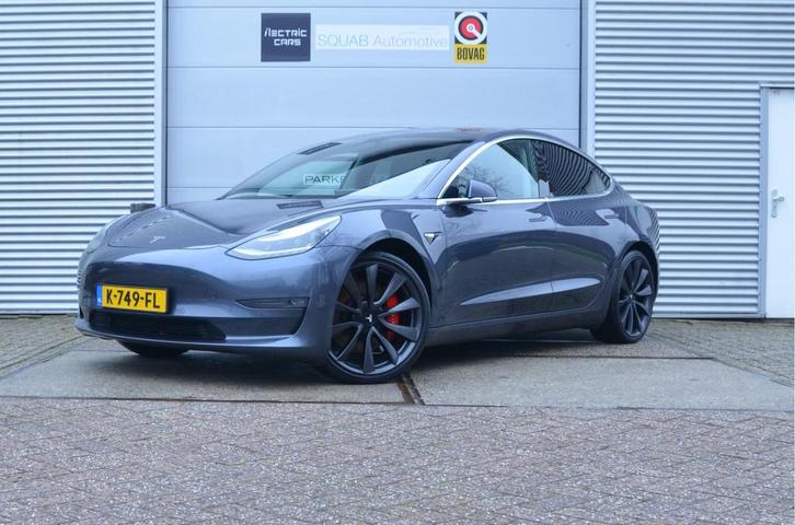 Tesla Model 3 Performance AWD 75 kWh AutoPilot, BTW auto, Auto's, Tesla, Bedrijf, Te koop, Model 3, 4x4, ABS, Achteruitrijcamera