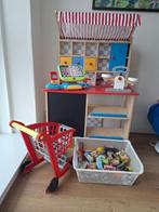 Leuke houten speelgoed winkel te koop inclusief toebehoren., Ophalen, Zo goed als nieuw, Hout