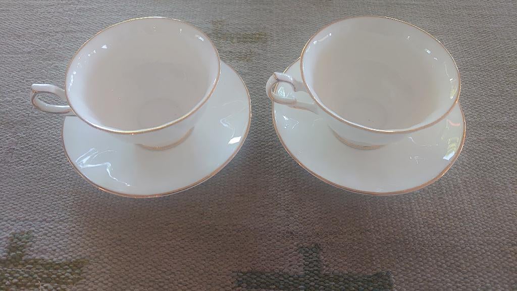 Springfield Engels porselein theekopje 2 kop en schotels, Ophalen of Verzenden