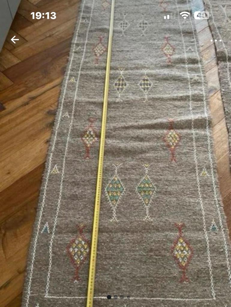 Handgemaakt berber vloerkleed, Ophalen of Verzenden, Nieuw, Rechthoekig, 200 cm of meer