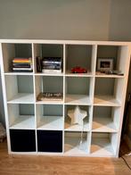 Ikea Kallax Kast Hoogglans Wit - 4x4 Vakken, Ophalen, 100 tot 150 cm, 100 tot 150 cm, Zo goed als nieuw