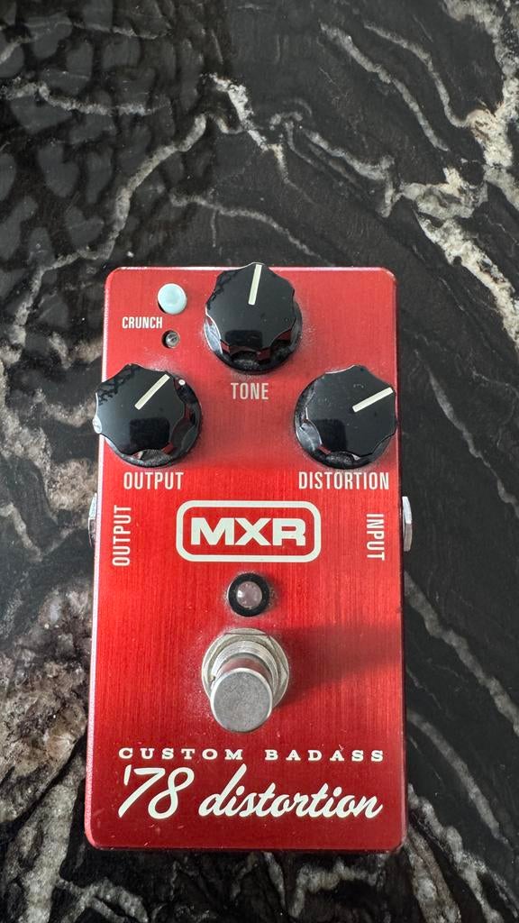 MXR Custom Badass '78 Distortion pedaal, Muziek en Instrumenten, Effecten, Ophalen of Verzenden, Gebruikt, Distortion, Overdrive of Fuzz