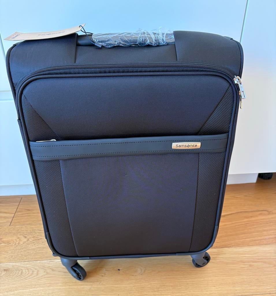 Nieuwe Samsonite Spinner S 55x40x20 - Handbagage Koffer, Ophalen, 40 tot 60 cm, 20 tot 30 cm, Zwart