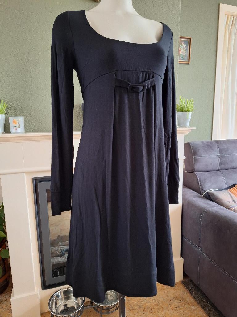 Twinset Twin Set Simona Barbieri jurk zwart M 38 40 jurkje, Maat 38/40 (M), Twinset, Verzenden, Zwart