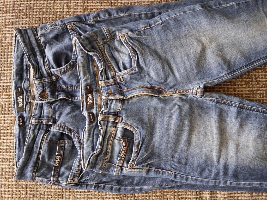 Slim fit jeans maat 140 en 158, Ophalen, Jongen, Broek