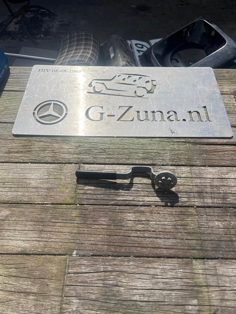 Sleutel Bull-bar kantelen W460 W461 W463 G Klasse Mercedes, Auto-onderdelen, Overige Auto-onderdelen, Ophalen, Gebruikt, Mercedes-Benz