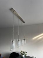 4 glazen cilinder hanglampen, Ophalen of Verzenden, Zo goed als nieuw, Glas