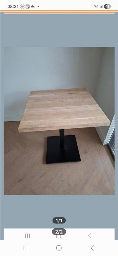 Bistro tafel, Ophalen