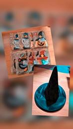 Halloween traktatie zakjes + heksenhoeden, Ophalen of Verzenden, Nieuw