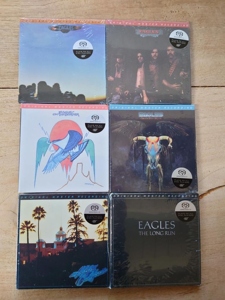 Eagles SACD MFSL 6 studio albums nieuw in seal, Verzenden, Nieuw in verpakking, Poprock