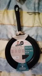 jamie oliver tefal rvs koekenpan 24 cm nieuw, Verzenden, Nieuw, Rvs, Keramische plaat