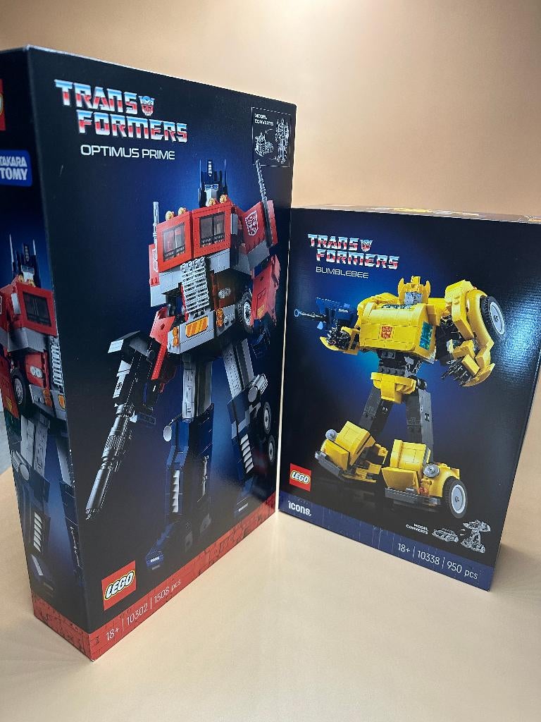 Lego - Transformers - Optimus Prime & Bumblebee 10305 10338, Overige generaties, Ophalen of Verzenden, Nieuw, Autobots