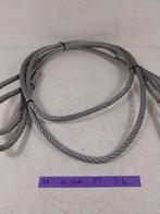 2 stk. staalkabel lengte ca. 3 meter belasting onbekend., Niet ingevuld, Gebruikt, Niet ingevuld, Ophalen of Verzenden