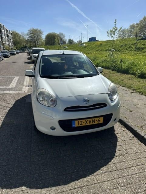 Nissan Micra 1.2 72KW 5DR 2012 Wit, Auto's, Nissan, Particulier, Micra, Benzine, A, Hatchback, Handgeschakeld, Origineel Nederlands