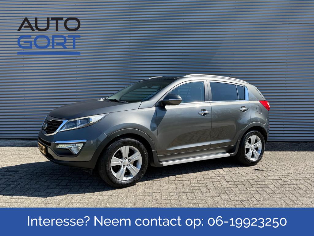 Kia Sportage 2.0 X-ecutive Plus Pack | Trekhaak | Panodak |, Gebruikt, Zwart, 4 cilinders, Leder en Stof