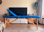 Professionele inklapbare massagetafel met verstelbare rug, Ophalen, Gebruikt, Massagetafel