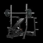 Matrix 3-way olympic bench, Ophalen of Verzenden, Zo goed als nieuw, Fitnessbank