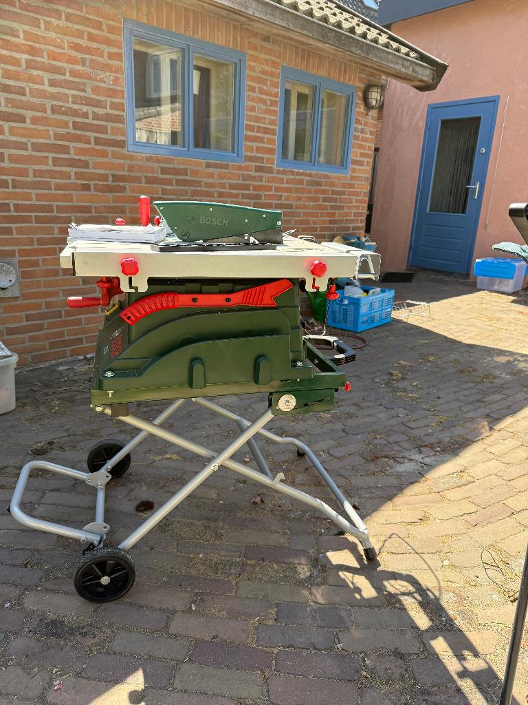 Zaagmachine Bosch PTS 10, Ophalen, Cirkelzaag, Zo goed als nieuw, 1200 watt of meer