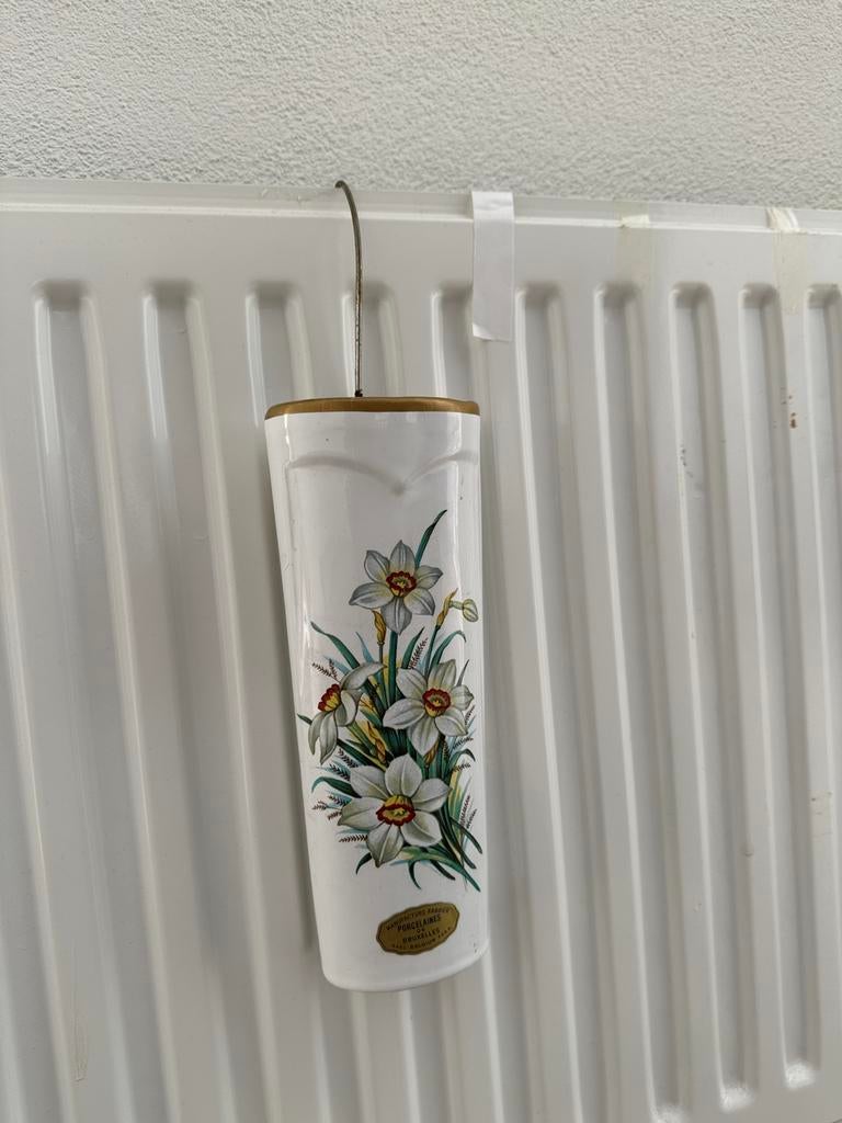 Vintage radiatorbevochtiger Porcelaine de Bruxelles, Ophalen of Verzenden