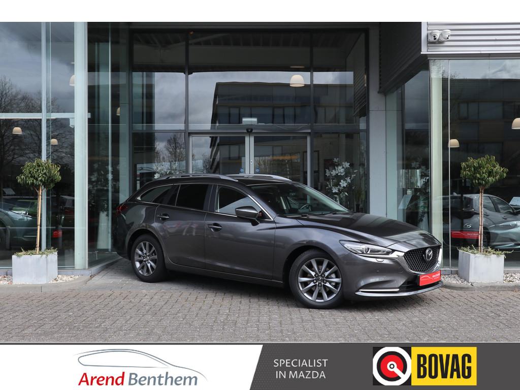 Mazda 6 Sportbreak 2.0 SkyActiv-G 165 Comfort Automaat / Nav, Gebruikt, 4 cilinders, 6 sportbreak, Origineel Nederlands