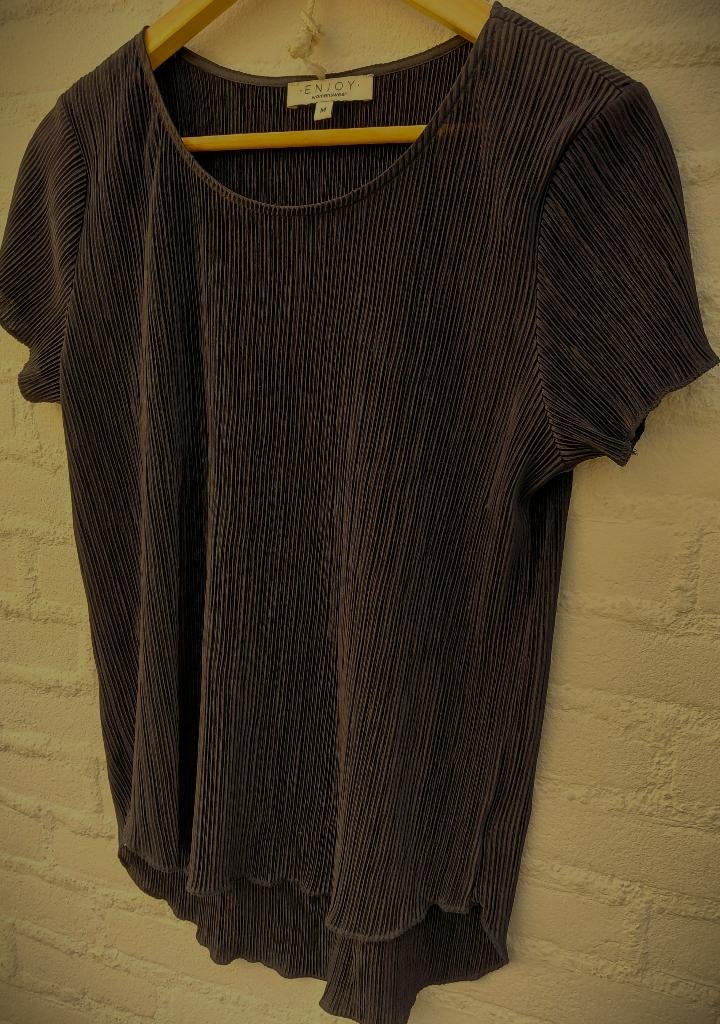 shirt dames merk Enjoy., Zwart, Maat 42/44 (L), Enjoy, Ophalen of Verzenden