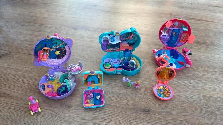 Polly Pocket World verschillende sets, samen of apart, Verzamelen, Poppetjes en Figuurtjes, Zo goed als nieuw, Ophalen of Verzenden