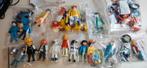 Zak vol 22 playmobil poppetjes met accessoires, Ophalen of Verzenden, Gebruikt, Los playmobil