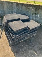 Rubberen tegels, tegels rubber 50x50, Ophalen, Gebruikt, Overige materialen