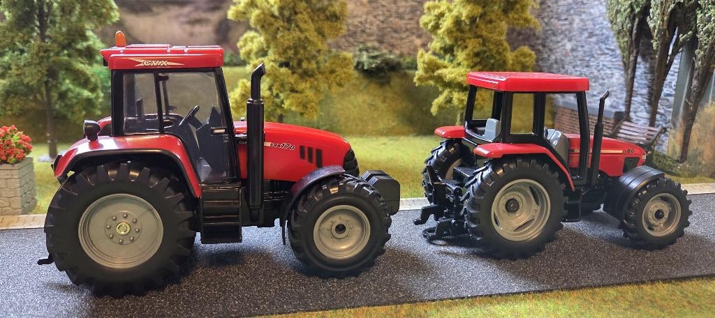 Britains-ERTL Case CVX170 Case CX80, Ophalen of Verzenden, Zo goed als nieuw, Tractor of Landbouw, Britains