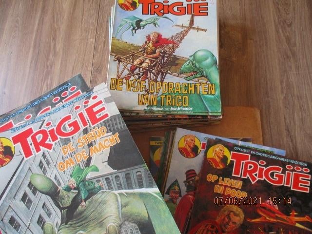 adv4129 trigie, Boeken, Stripboeken, Eén stripboek, Ophalen, Gelezen