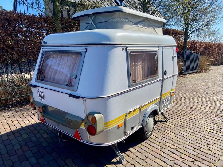 Zeer mooie / nette Eriba Puck bouwjaar 2001 lichtgewicht!, Caravans en Kamperen, Caravans, Particulier, tot en met 2, 500 - 750 kg