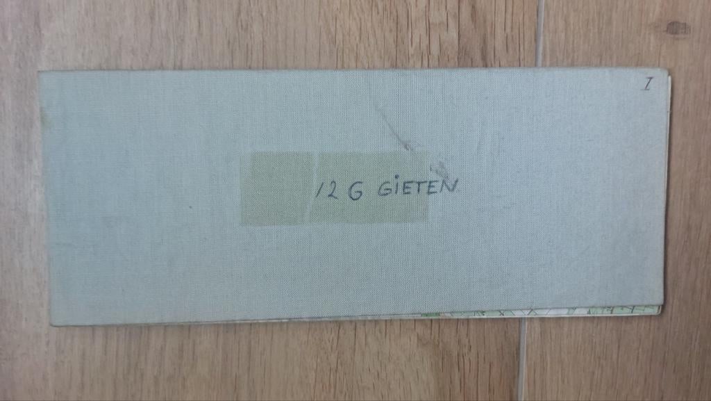 12G Gieten Anderen Rolde Gasteren Grolloo Stafkaart 1982, Boeken, Ophalen of Verzenden, 1800 tot 2000, Nederland, Landkaart