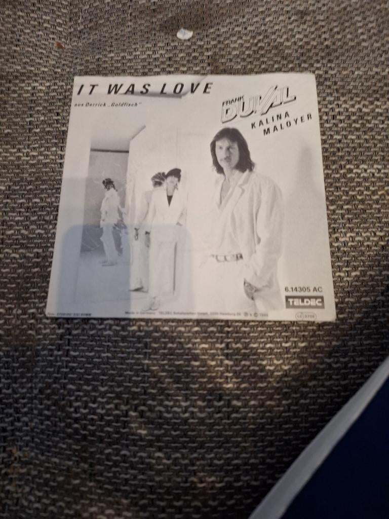 Frank Duval - It Was Love Single, Cd's en Dvd's, 1 single, Ophalen of Verzenden, Zo goed als nieuw, Pop