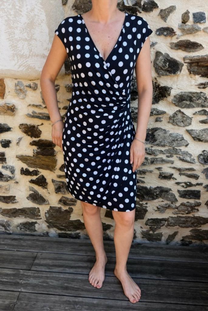 Jurk van travelstof, Ophalen of Verzenden, Zo goed als nieuw