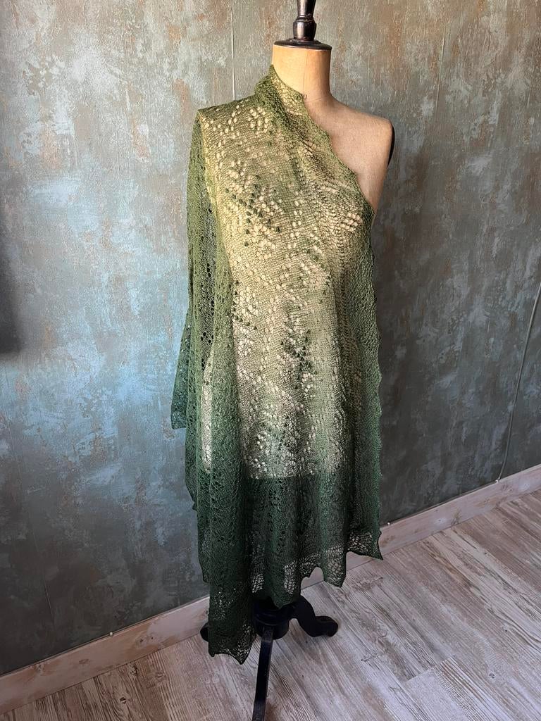 Handgebreide “Haapsalu Shawl”/Omslagdoek/Sjaal, Kleding | Dames, Gelegenheidskleding, Overige typen, Maat 46/48 (XL) of groter