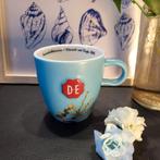 Douwe Egberts mok Van Gogh Amandelbloesem 8,5x9cm, Gebruikt, Keramiek, Ophalen of Verzenden, Overige stijlen