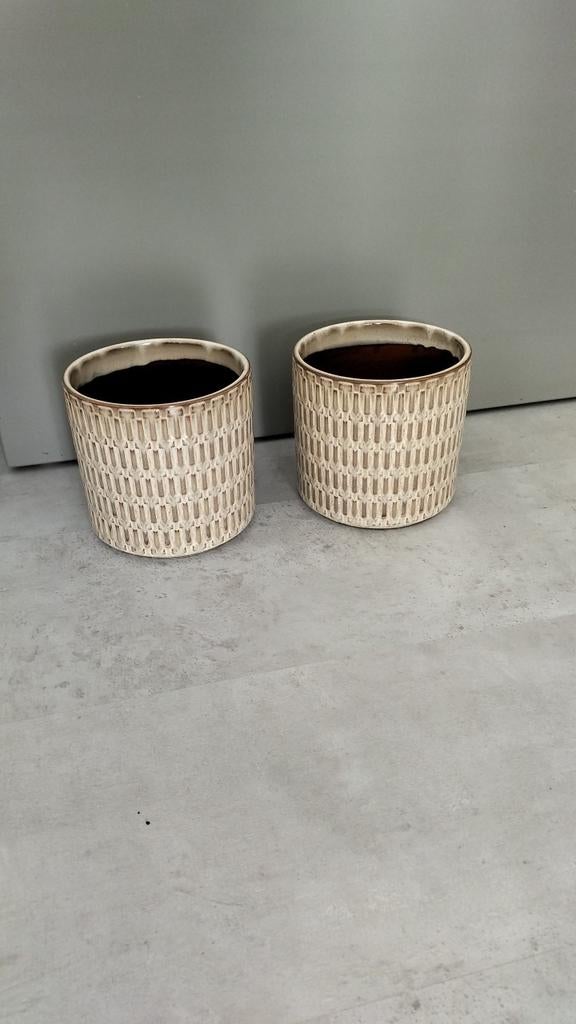 PTMD bloempot, Tuin en Terras, Bloempotten, Ophalen, Steen, Rond, Binnen