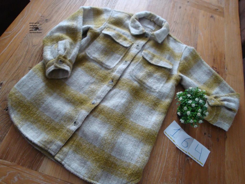 groen geruit vesthemd zara, Meisje, Trui of Vest, ZARA, Ophalen of Verzenden