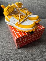 Off White x Nike Air Force 1 Mid SP Leather maat 38, Geel, Nieuw, Ophalen of Verzenden, Sneakers of Gympen