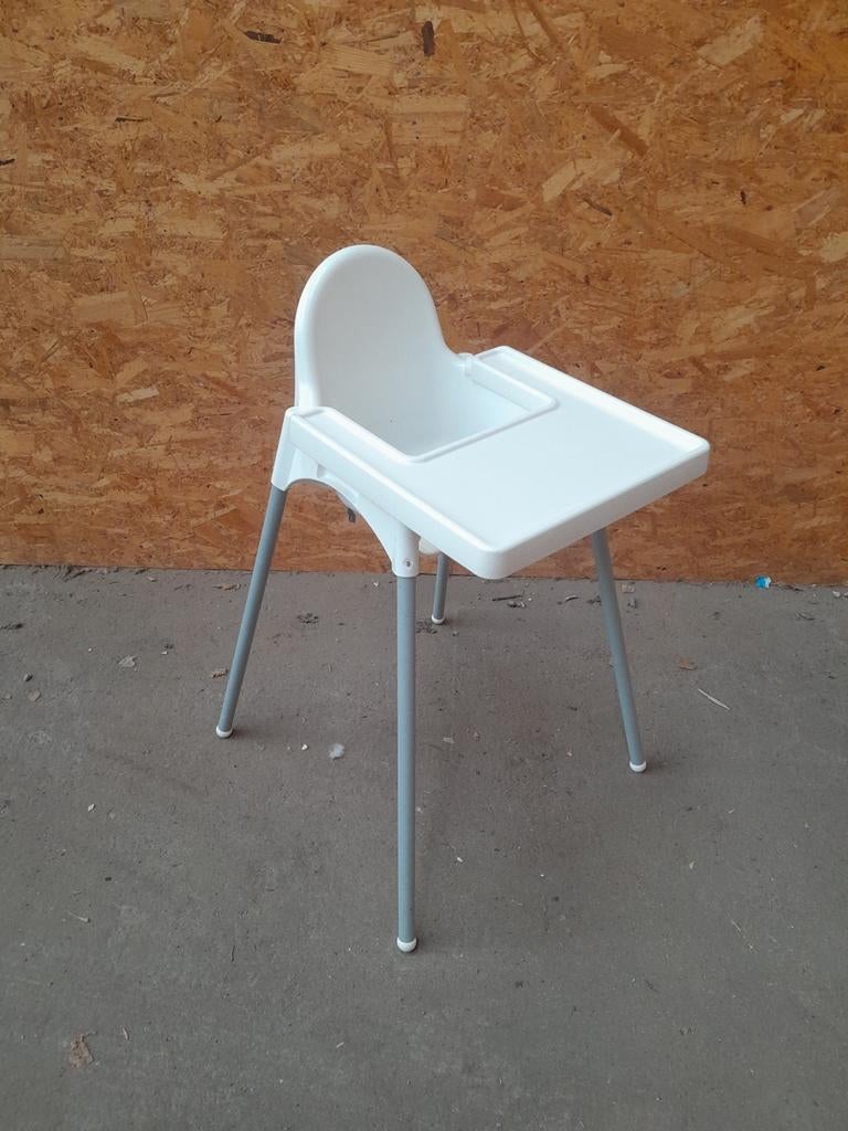Kinderstoel ikea antilop, Huis en Inrichting, Stoelen, Ophalen of Verzenden, Zo goed als nieuw, Wit, Eén