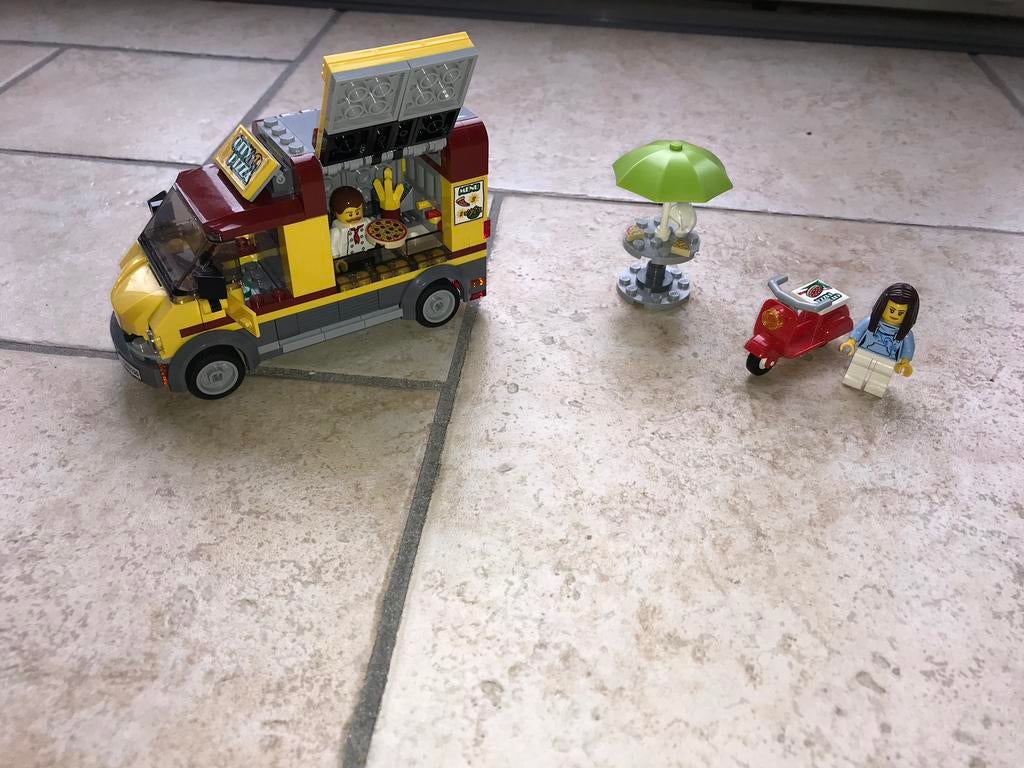 Lego city pizza wagen 60150, Ophalen, Zo goed als nieuw