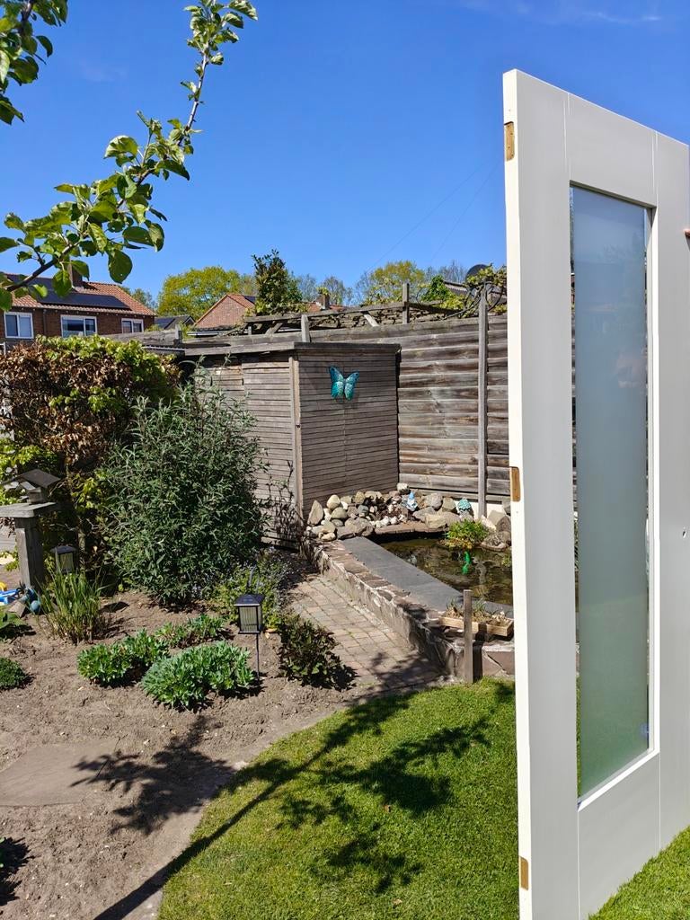 Glasdeur stomp, Ophalen, Glas, Binnendeur, 200 tot 215 cm