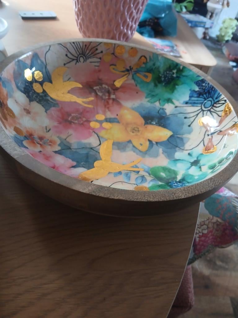 Decoratie  schaal, Ophalen, Gebruikt