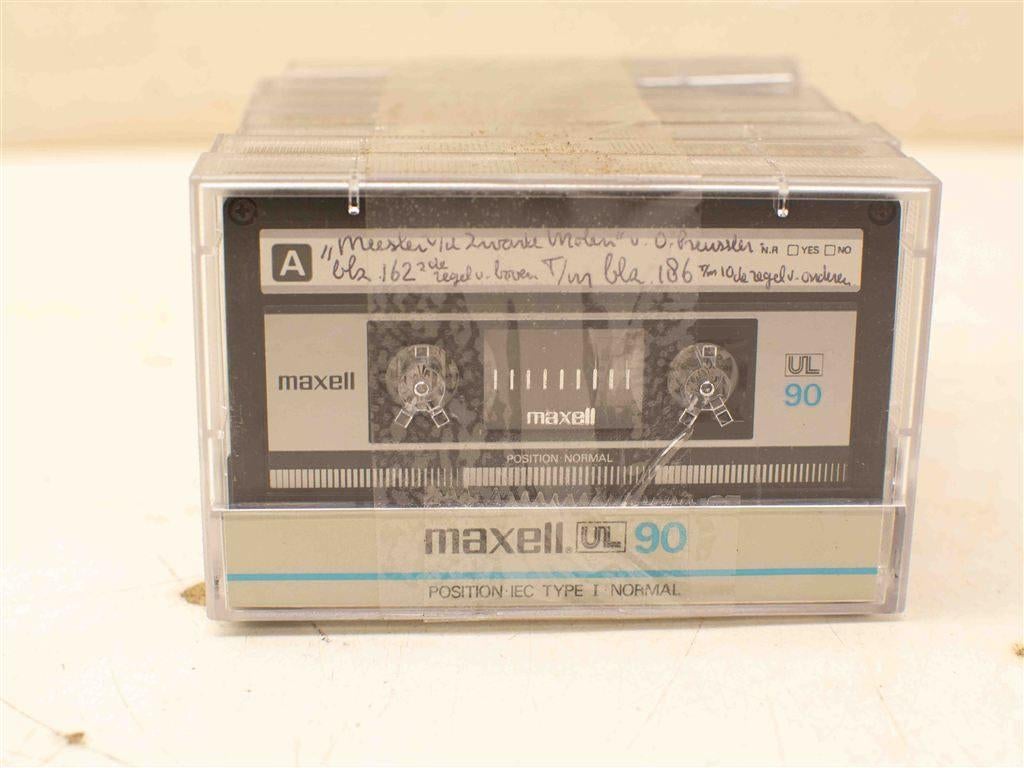 8 Maxell cassettebandjes 38468, Ophalen of Verzenden, Gebruikt, Overige genres, 1 bandje